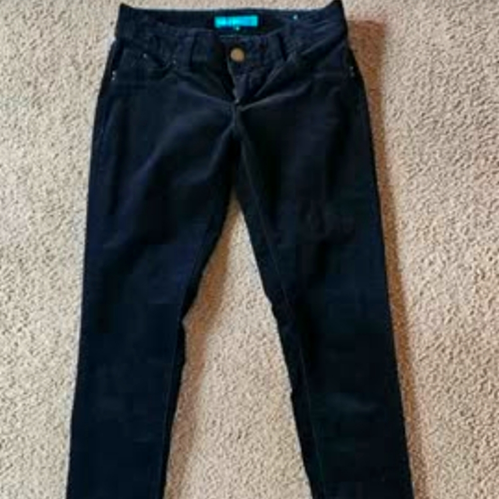 YMI velvety corduroy black pants size 0